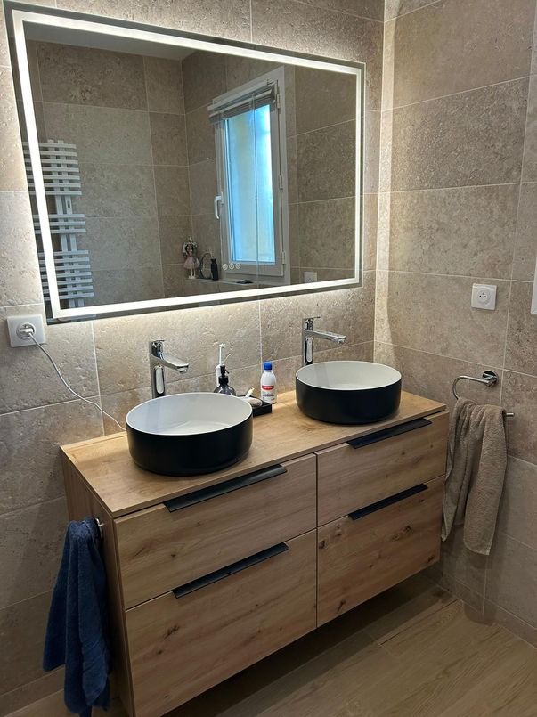 Installation de robinetterie